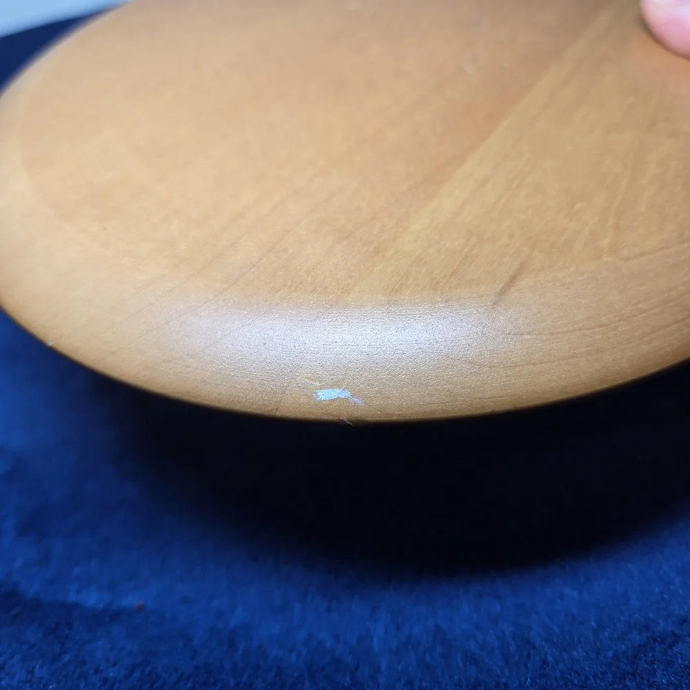 Longaberger Solid Wood Round Basket Topper 7.5" - Picture 4 of 4